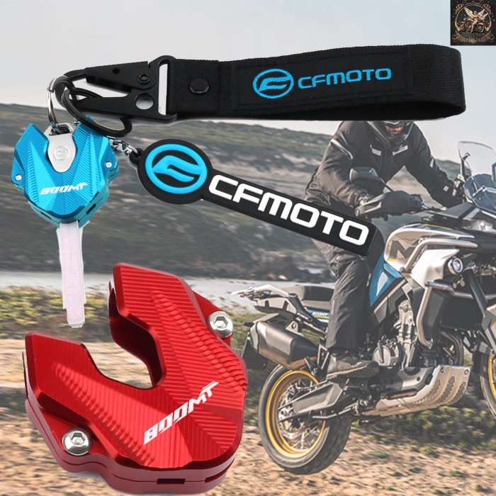New For CFMOTO 800MT MT800 800-MT MT-800 800 Keychain Keyring Embroidered key strap Key Case Cover