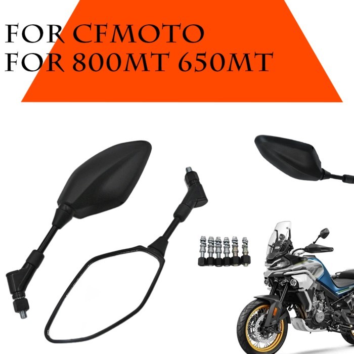 Rearview Mirrors For CFMOTO CF 800MT MT800 650MT 150 250 NK 300 400 650 NK  Motorcycle Accessories
