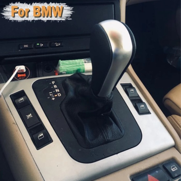 Leather Car Automatic Shift Gear Knob Lever knob For E39 E46 E53 E60 E61 E63 E64 E83 E81 E82 E87 E9
