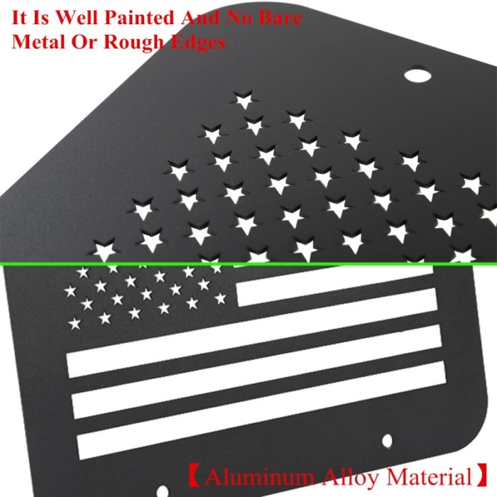 TJ Spare Tire Carrier Delete Filler Plate Tramp Stamp for Jeep Wrangler TJ 1997-2006 Exterior Acces