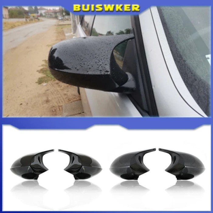 Rearview Mirror Covers for Bmw 1 3 Series E90 E91 E92 E93 E80 E81 E87 E88 Rear-View Carbon Fiber Gl