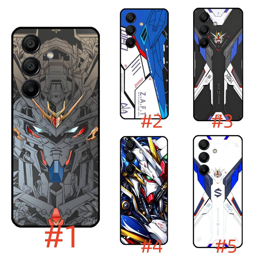 สําหรับ ZTE Nubia V70 Max เพลง V60 Z70 Neo 3 GT 2 A73 A35E A35 Z60 Z50 Ultra ใบมีด A53 Pro V50 ออกแบบ A75 A54 A34 TH1 นุ่มเคสโทรศัพท์การ์ตูน Gundam