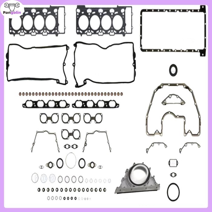 1set Engine Rebuild Overhaul Gaskets Kit For BMW 7 735i 3.6L E65 ZF6HP26 N62B36AA Auto Parts