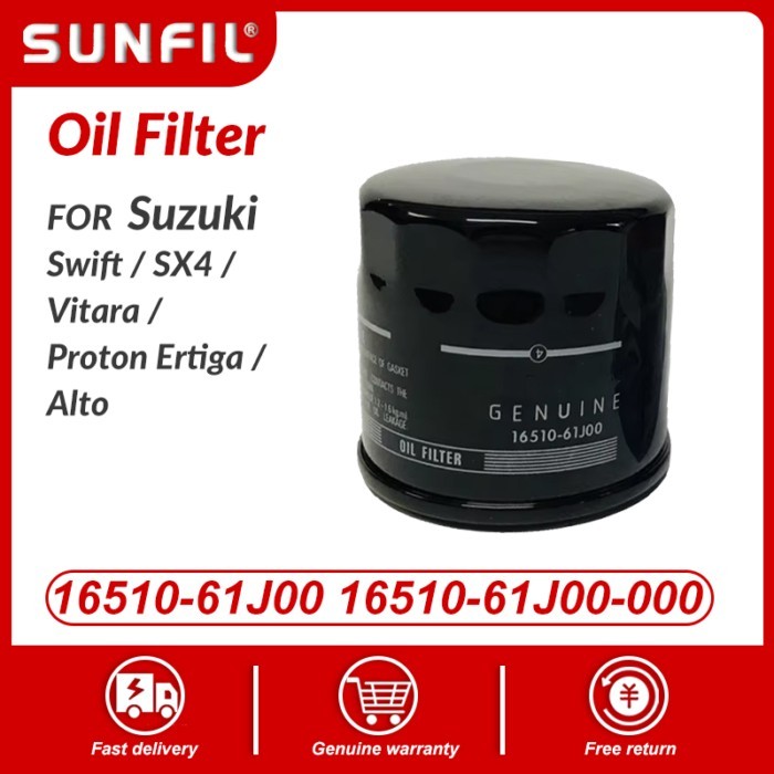 16510-61J00   16510-61J00-000   Oil Filter FOR Suzuki  Swift / SX4 / Vitara / Proton Ertiga / Alto