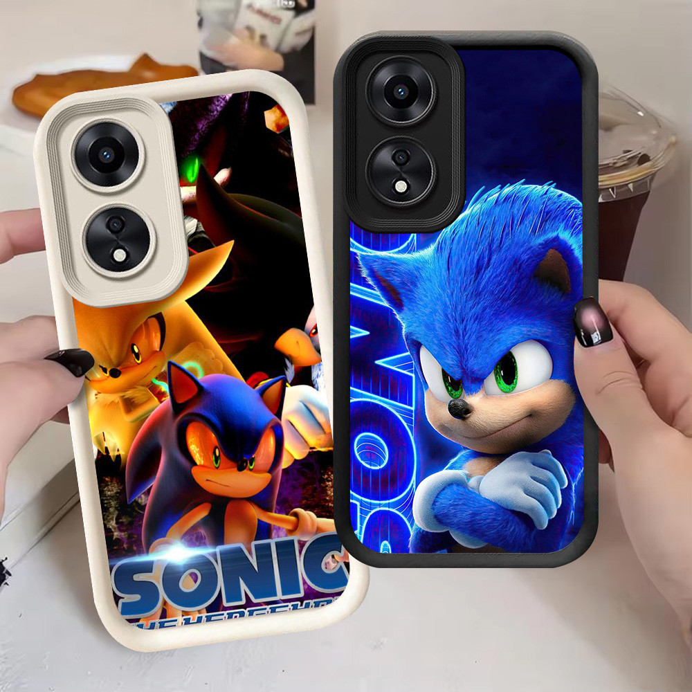 G-71 เคส Super Sonic สําหรับ OPPO A17 A78 A98 5G สีดําและสีขาว