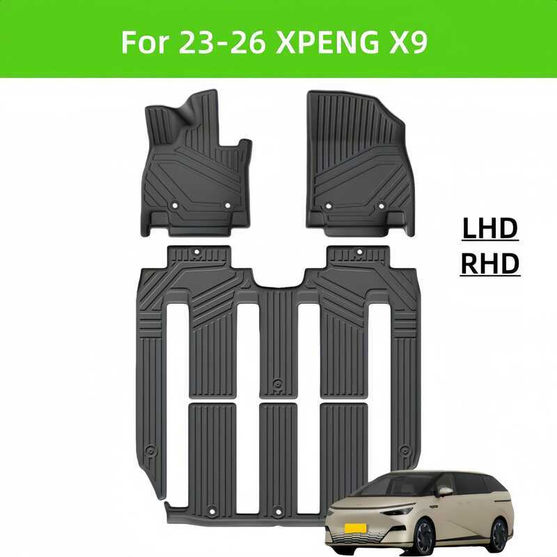 สําหรับ 23-26 XPENG TPE พรมปูพื้นรถยนต์ XIAOPENG X9 พรมปูพื้น