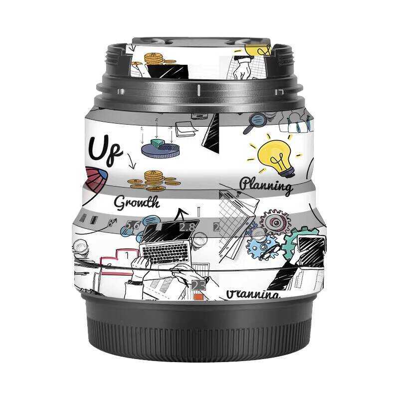 เหมาะสําหรับฟิล์มป้องกันเลนส์ Fuji XF35 F2 การ์ตูน Frosted รวมทุกอย่างฟิล์มป้องกัน