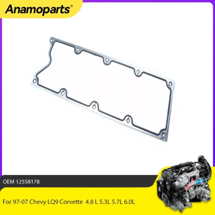 Engine Parts Valley Pan Gasket Set Fit For 97-07 GM 4.8L 5.3L 5.7L 6.0L 12558178