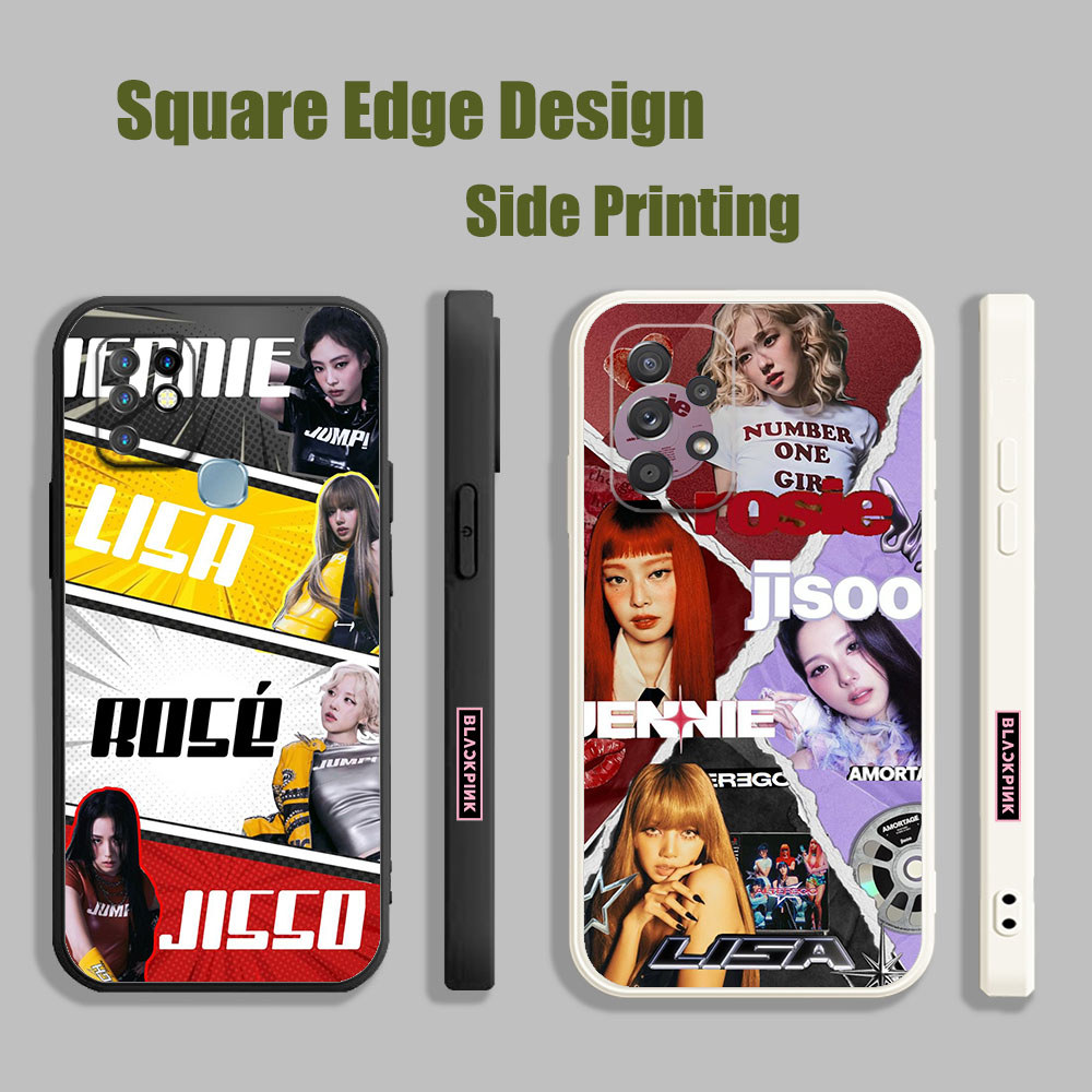 ปลอกสําหรับ Vivo Y91/Y93/Y91i/Y95 Y91C Y15A Y15S Y53 V11i Z3i S1 V21e Y76 Blackpink ความงามแก้ไข JGL