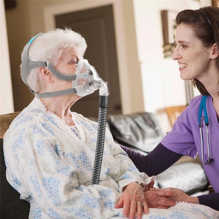 For Airfit F20 Full-Face Mask(F20)- Replacement Frame System Cushion, Frame, Headgear& Clips- (M) S