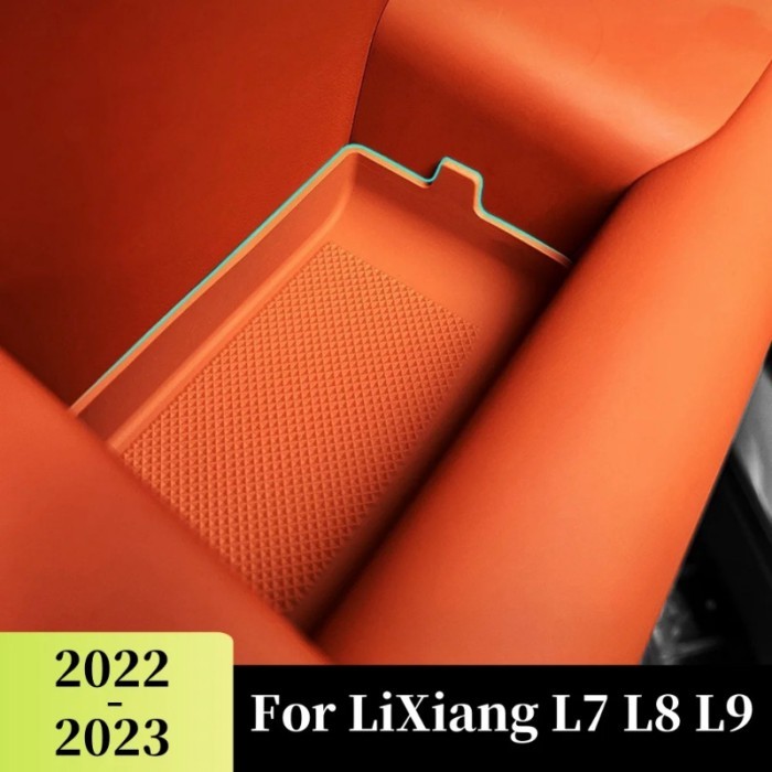 For Li LiXiang 2022 2023 L7 L8 L9 Car Interior Door Handle Silicone Storage Mat Door Slot Protectiv