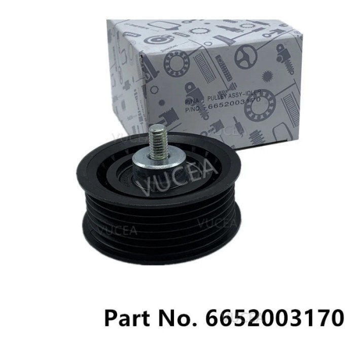 VOCR D20DT D27DT Engine Belt Idler Pulley For Ssangyong Actyon 2.0L 2005-2006/Rexton 2.7L 2004- OEM