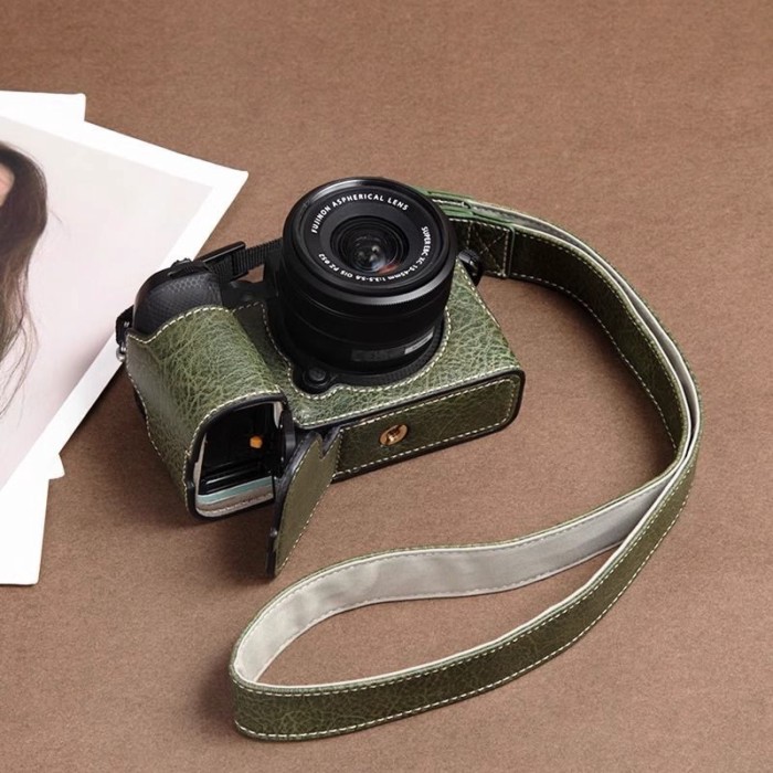 ((อุปกรณ์เสริมกล้อง) Fuji XT5 เคสป้องกัน XT30 รุ่นที่สอง xt20 กระเป๋ากล้อง XT4/XT3 ฐาน XA3/XA5/AX7 ซ