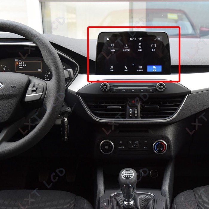 LCD Display For Ford Focus Original Display 8 Inch Screen Panel For LQ080Y5LX06 LQ080Y5LX06B LQ080Y