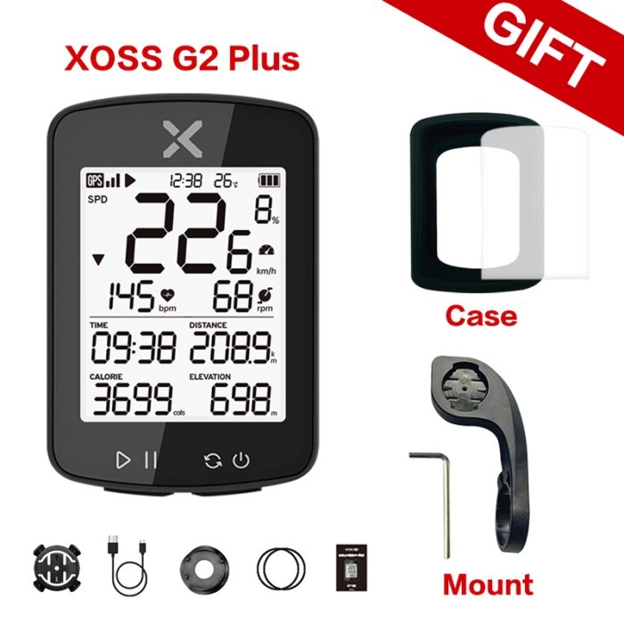 XOSS New G2 GPS Cycling Computer G Plus Wireless Speedometer Bluetooth Tracker Waterproof Road Bike