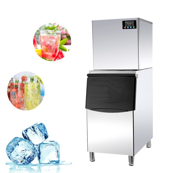 Commercial Large Ice Machine 24H/200kg Ice Making Machine Square Ice Machine