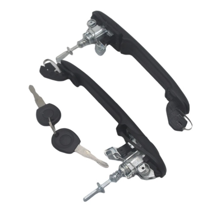 6N0837207C/D 2PCS FRONT LEFT RIGHT DOOR HANDLE WITH 2 SAME KEYS FOR POLO 6N 6N1 6N2 SHARAN SEAT ALH