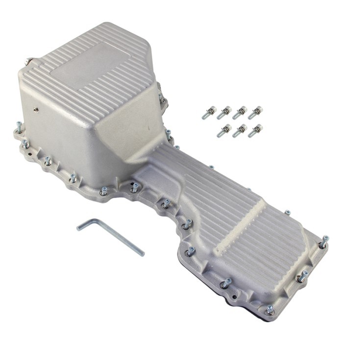 Oil Pan Raw Heavy Duty For Chevy/GMC Silverado 2017-2019 6.6L Duramax L5P 2500HD 3500HD V8 Turbo Di