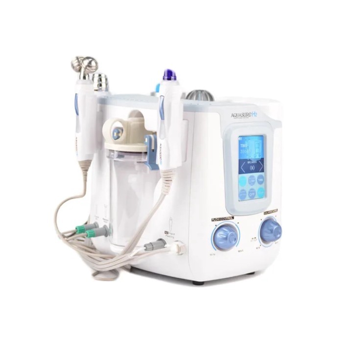 2025 3 in 1 Aquasure Facial Spa Skin Care System Deep Cleansing with H2 O2 Water Bubble Microcurren