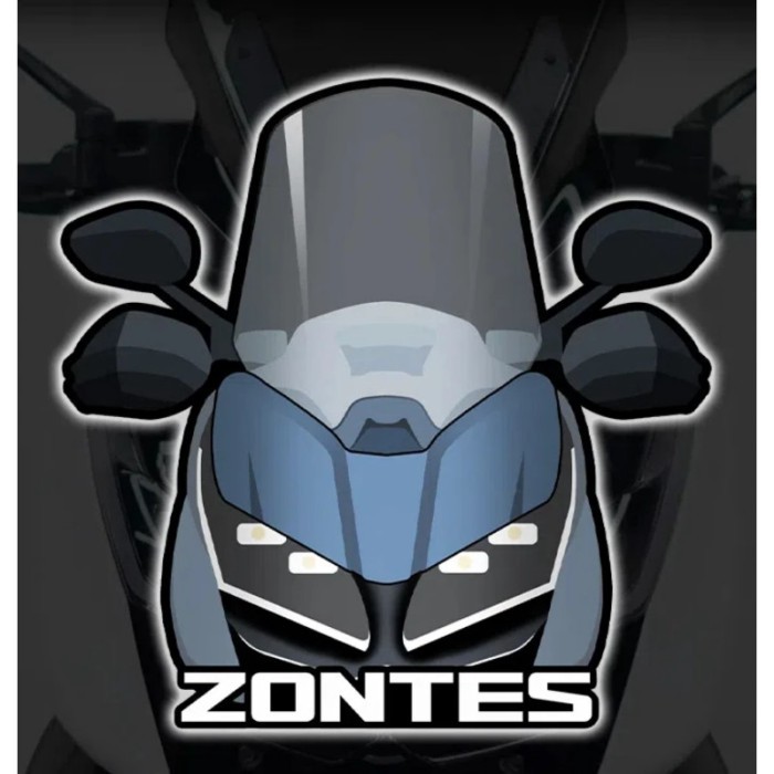 Motorcycle Accessories Sticker Decal Head Stickers FOR ZONTES 150M 150D 350E