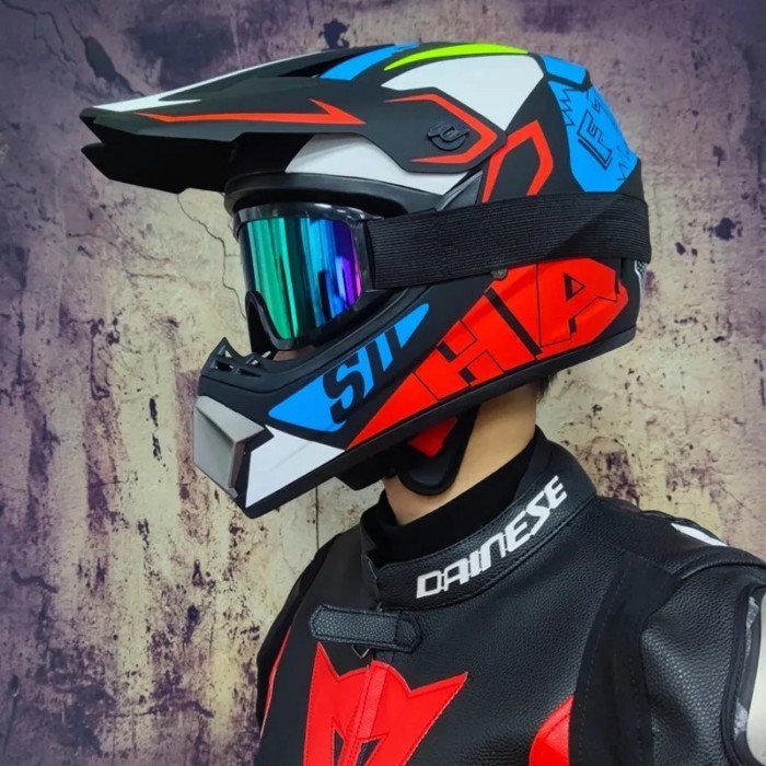 Man Woman Motocross Motorcycle Helmet ATV Motocross MTB MTB DH Racing Helmet Cross Helm Capacetes