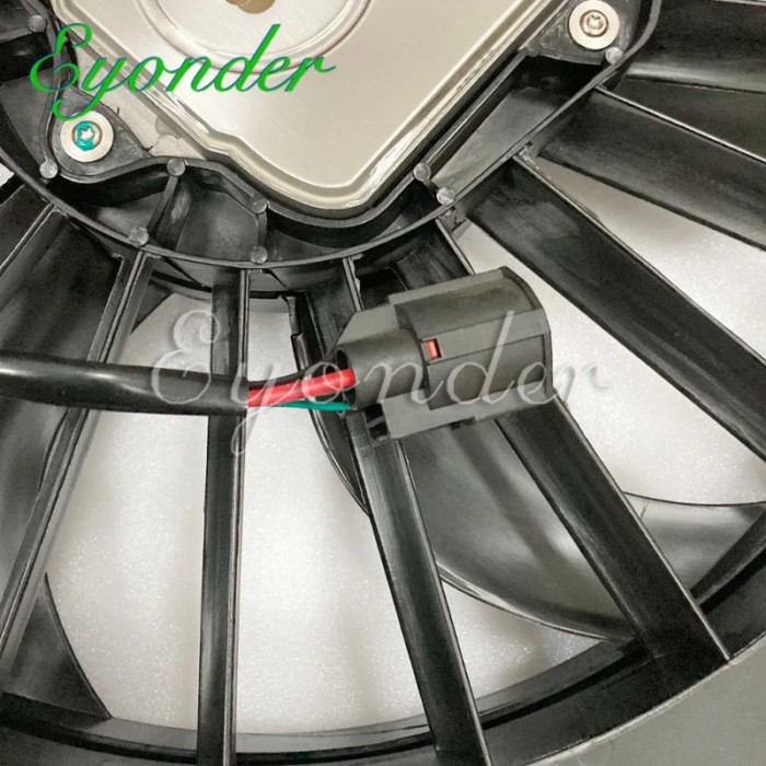 Electric Motor Radiator Fan with Motor Assembly  for Jaguar XF XFR X250 2008-2015 C2Z13765 C2P16825