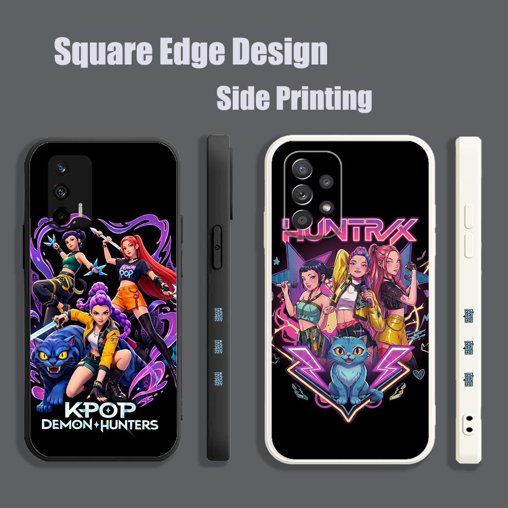 ปลอกสําหรับ OPPO A71 F9 Pro Reno6 Z Reno5 A94 A8 A31 2020 A1K A7X Kpop Demon Hunters LCB21 เคสโทรศัพ