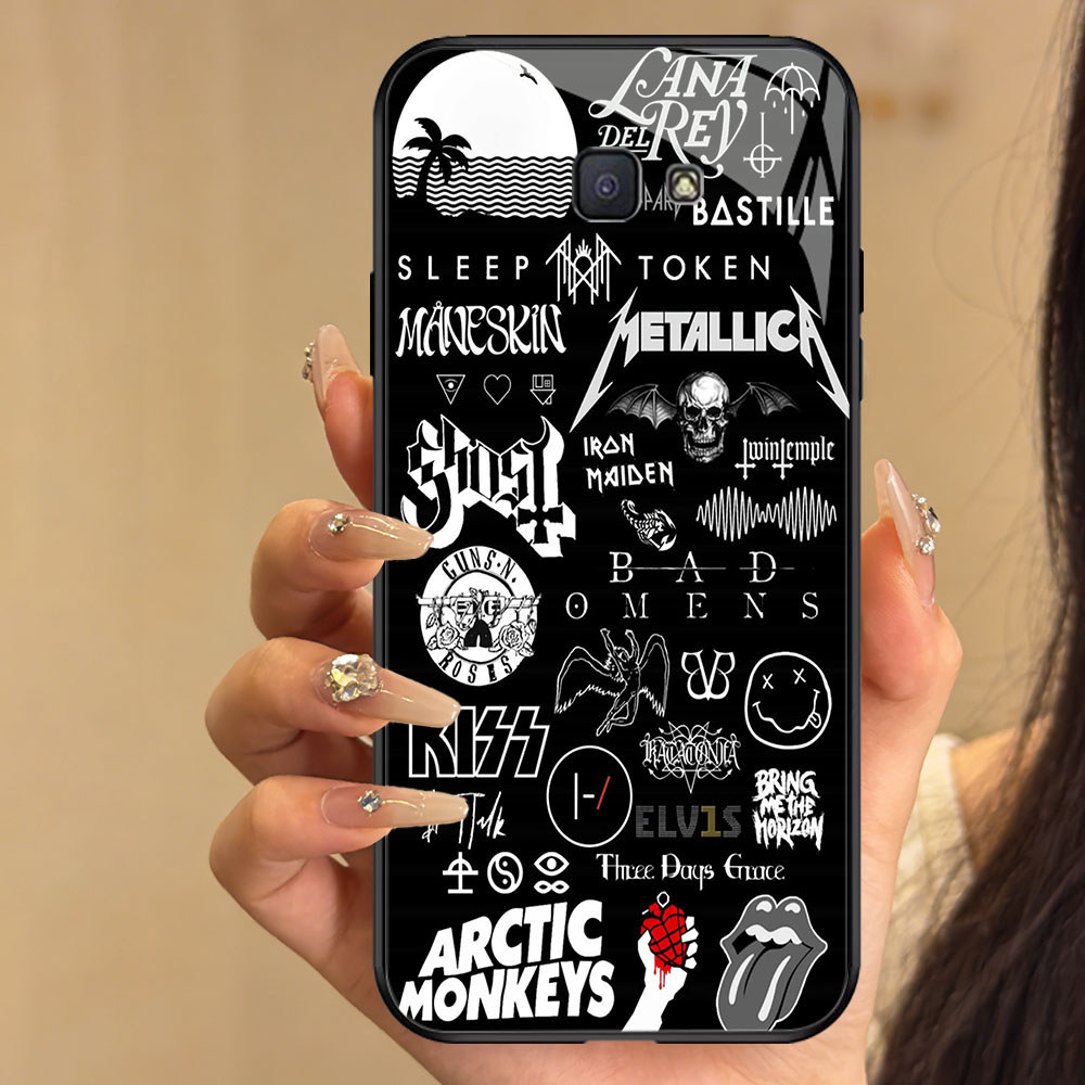 TT-77 Rock Band l Casing hp glass Samsung Note 9 J7 J4 Core J6 FE S25 S24 Prime Pro Plus Ultra