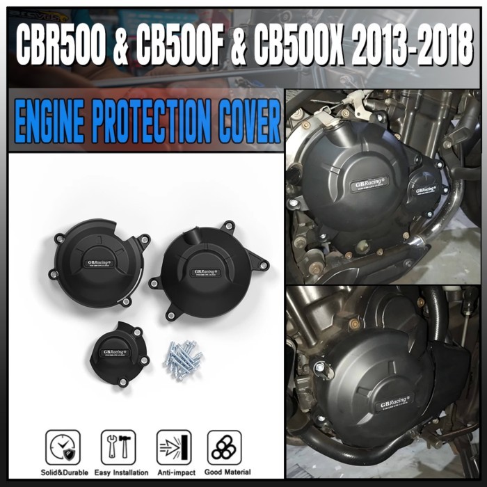 Motorcycles Engine Cover Protective Cover GB Racing For HONDA CBR500 CB500F CB500X 2013 2014 2015 2