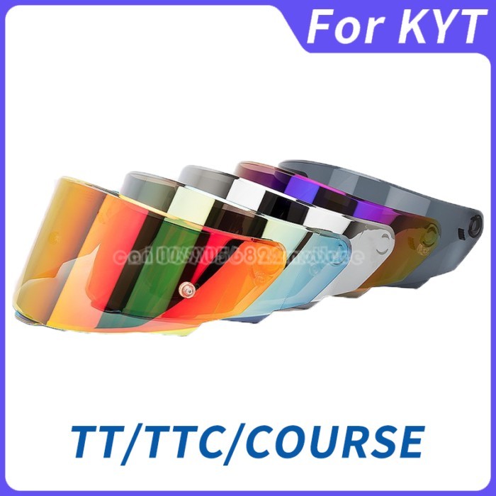 Helmet Visor for KYT TT COURSE Motorcycle Helmet Shield Windshield Sunscreen TTC Helmets Accessorie