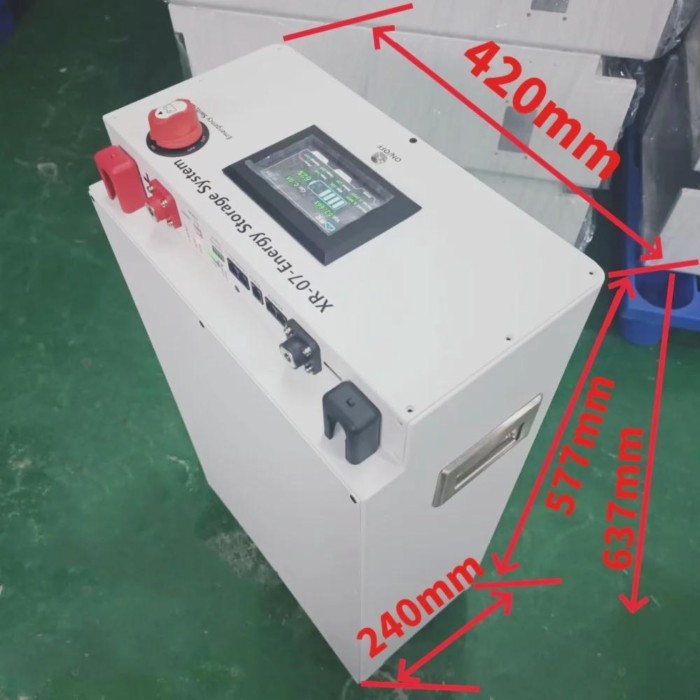 2) XR07 48V230AH 10KW Solar Energy Storage System Power Box LiFePO4 Battery Case DIY Kit For JK Inv