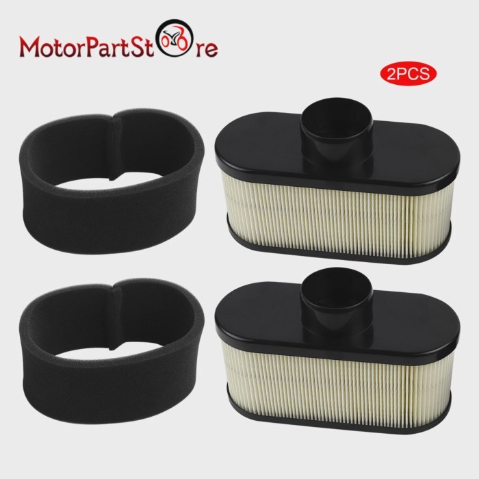 2x Air Filter Cleaner for John Deere Oregon Kawasaki FR651V FR691V FR730V FS481V FS541V FS600V 1101