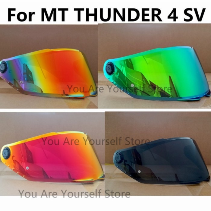 Helmet Visor for MT THUNDER 4 SV STINGER 2 MT-V-28B Breaker SV Replacement Lens Shield Glasses Acce