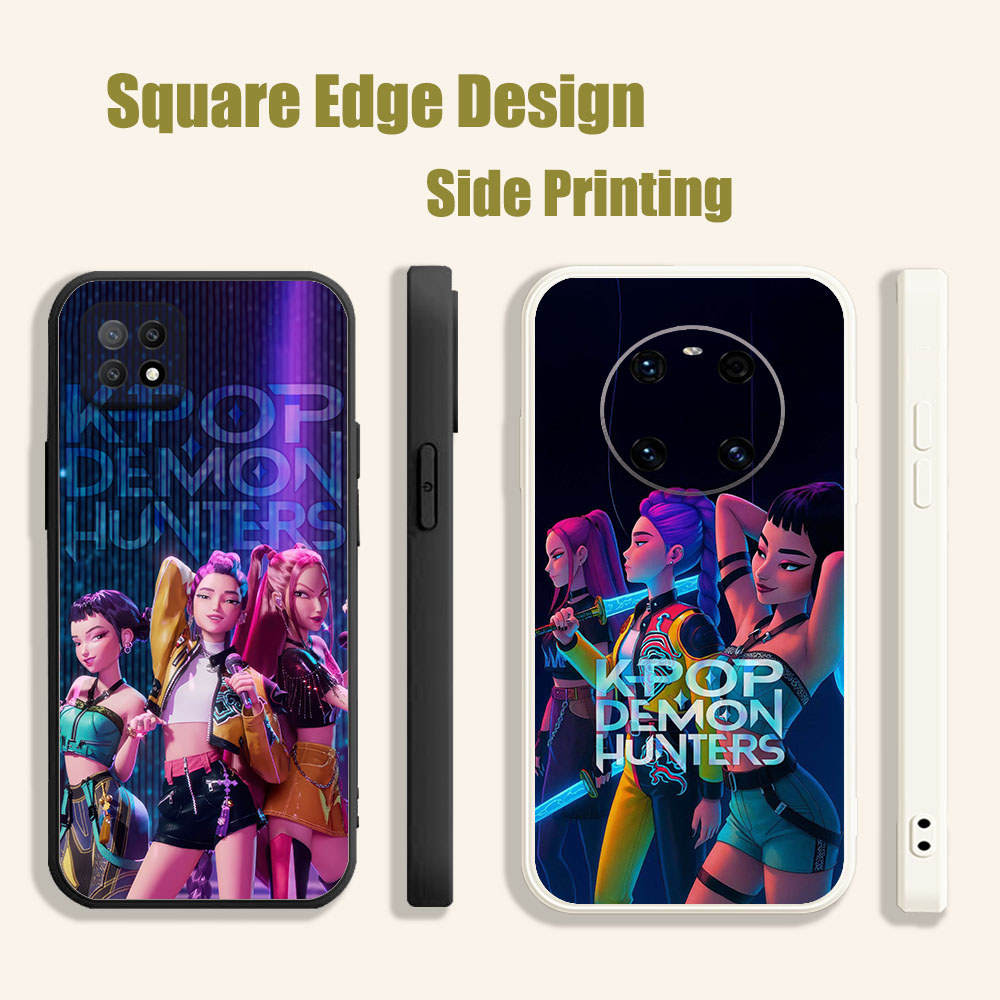 ปลอกสําหรับ OPPO Reno 6 Reno 7 7z 5K A16E A16K A94 Kpop Demon Hunters Cast อะนิเมะ Rumi Zoey UPC03 เ