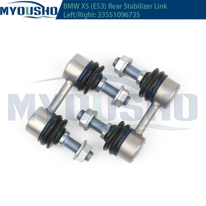 Myousho For BMW X5 Series E53 3.0d 3.0i 4.4i 4.6is 4.8is 2000~2007Rear Axle Sway Bar End Stabilizer