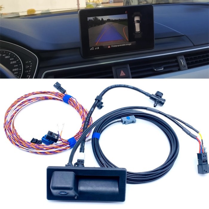 FOR Audi NEW A4 B9 Allroad Avant water wash 8W 3V0 827 566 M/L Rear View Camera Highline Guidance L