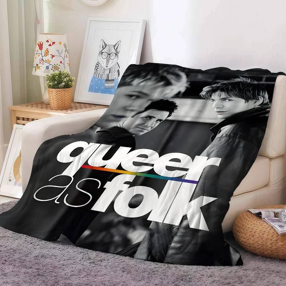 MOVIE Q-Queer เป็น F-Folk S-Season 3 ผ้าห่มอบอุ่นและนุ่มเหมาะสําหรับห้องนอนห้องนั่งเล่นโซฟาเตียงสําน