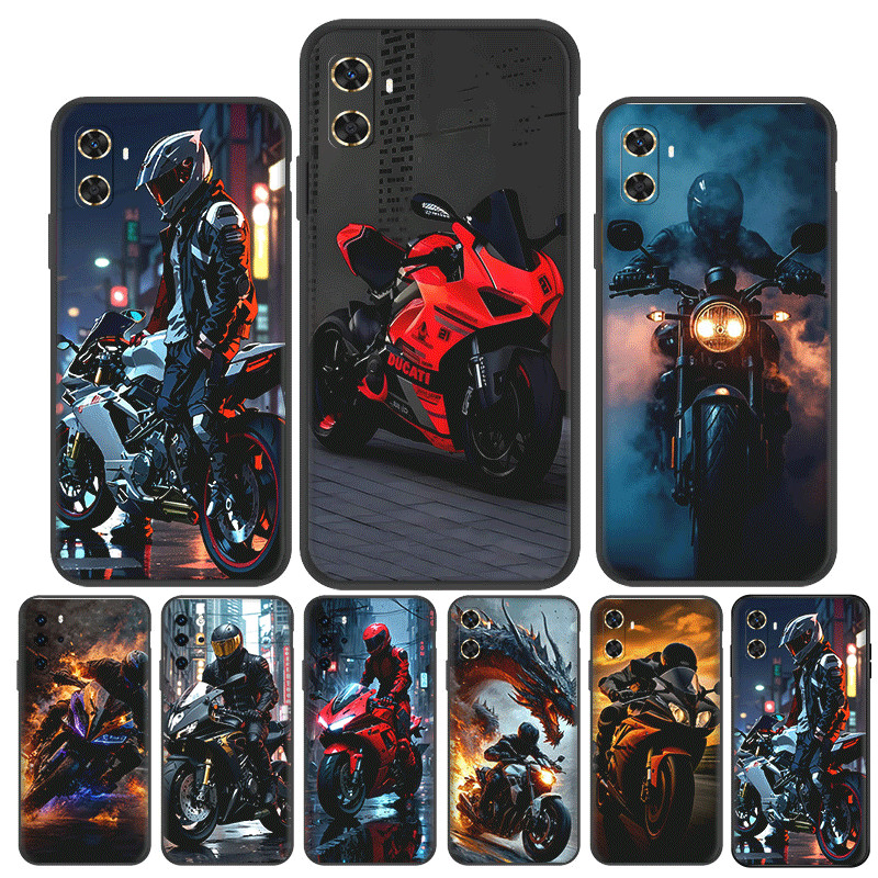 Huawei Nova 2i 2 Lite 3 3i 4E 5i 5T 7 10 SE 8i Y61 เคสโทรศัพท์ TPU ฝาครอบป้องกันแบบนุ่ม Cool รถจักรย