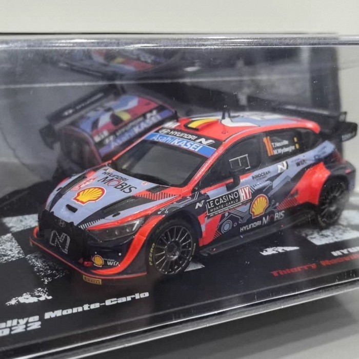 พร้อมส่ง IXO 1/43 HYUNDAI I20 N RALLY1 #11 2022 Hyundai Racing Model Alloy