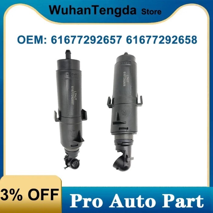 61677292657 61677292658 Headlight Washer Fluid Jet Headlight Cleaning Washer Nozzle for BMW X5 F15