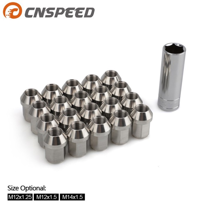 Orignal Colors 20PCS Lug Nuts  m12*1.25 m12*1.5 m14*1.5 Wheel Nuts Hex 19mm Length 35mm Aftermarket
