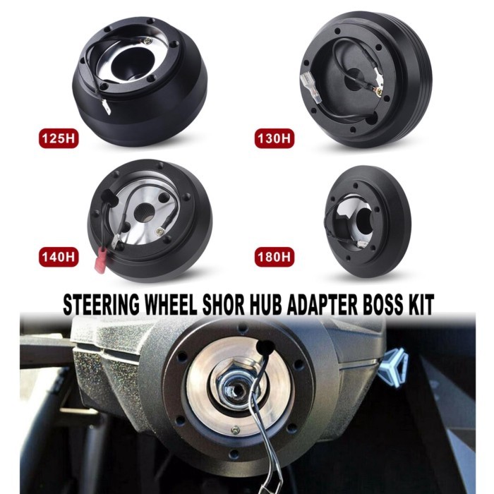 Aluminum Steering Wheel Short Hub Adapter Quick Release Boss Kit 125/130/140/180H For Scion FR-S Su