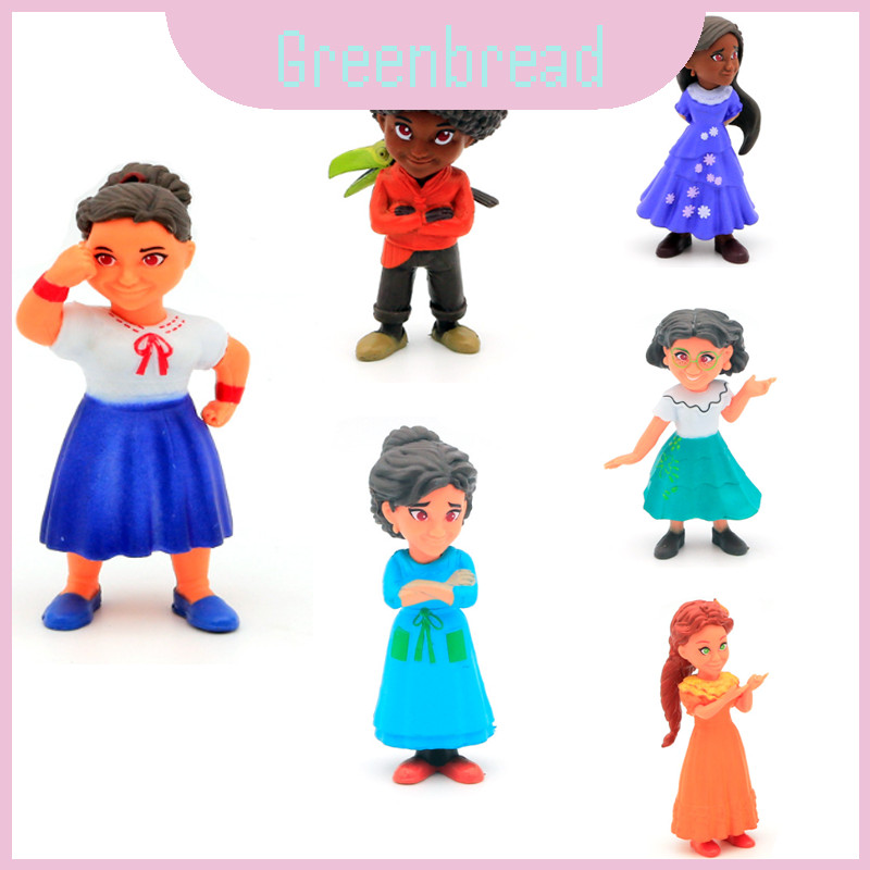 Doll Encanto Pvc Collection เหมาะสําหรับเกมห้องเรียนโรงเรียนงานปาร์ตี้อาบน้ําเด็ก และและและและและและ