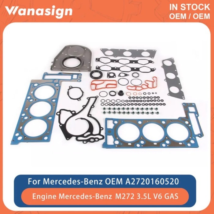 Engine Full Gasket Set Fit 3.5 L For Mercedes-Benz E35 CL203 C350 E350 CLK350 S350 R350 CLS 272 M27
