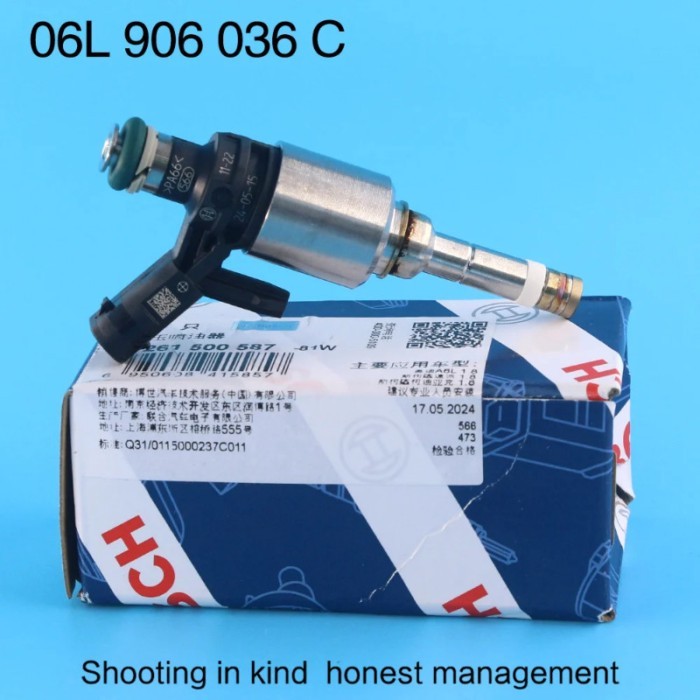 06L 906 036 C Fuel Injectors Nozzle For AU-DI A4 S4 A5 S5 A7 Sportback Golf Passat Variant EA888 MK