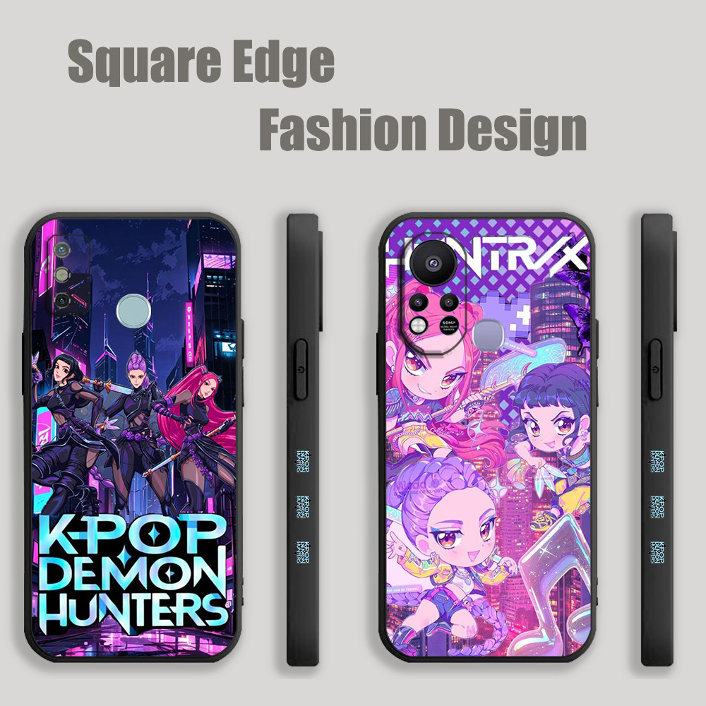 ปลอกสําหรับ Infinix Note 12 Pro 30 30i 40 Pro GT 10 Pro Zero Hot 40i Kpop Demon Hunters Rumi Zoey Mi