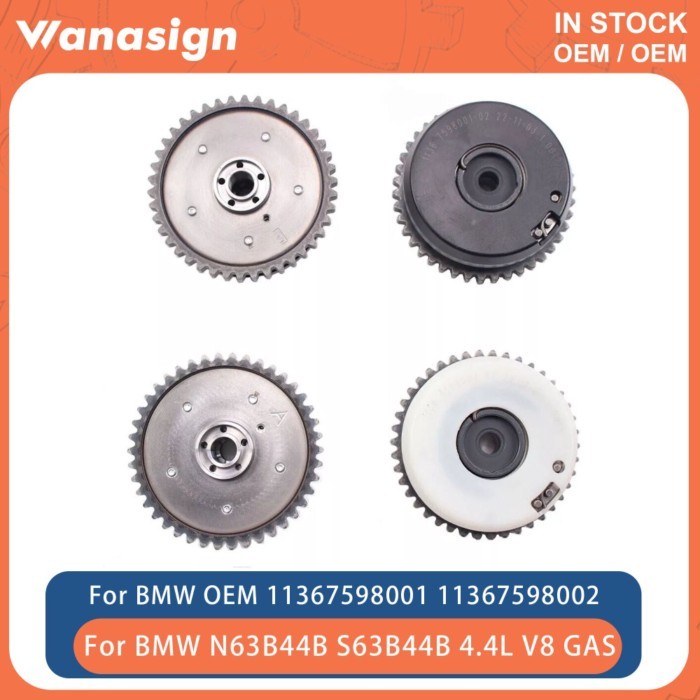 Engine Camshaft Adjuster VVT Sprockets Fit 4.4 L For BMW X5 X6 550i 650i 750i N63 S63 N63B44 S63B44