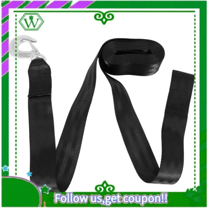 AC34-Boat Trailer Winch Strap Replacement With Hook For Boat, Fishing Jet Ski,Towing Replacement Se