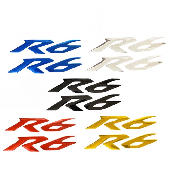 Motorcycle 3D Emblem Badge Decal Tank Wheel Sticker Soft Reflective Decal R1 R3 R6 Sticker For Yama