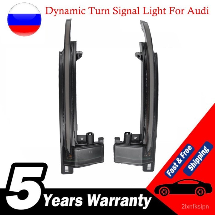 VAJF For Audi A4 A5 B8 S4 S5 Q3 SQ3 A3 8P A6 C6 4F S6 A8 D3 8K LED Dynamic Turn Signal Blinker Sequ